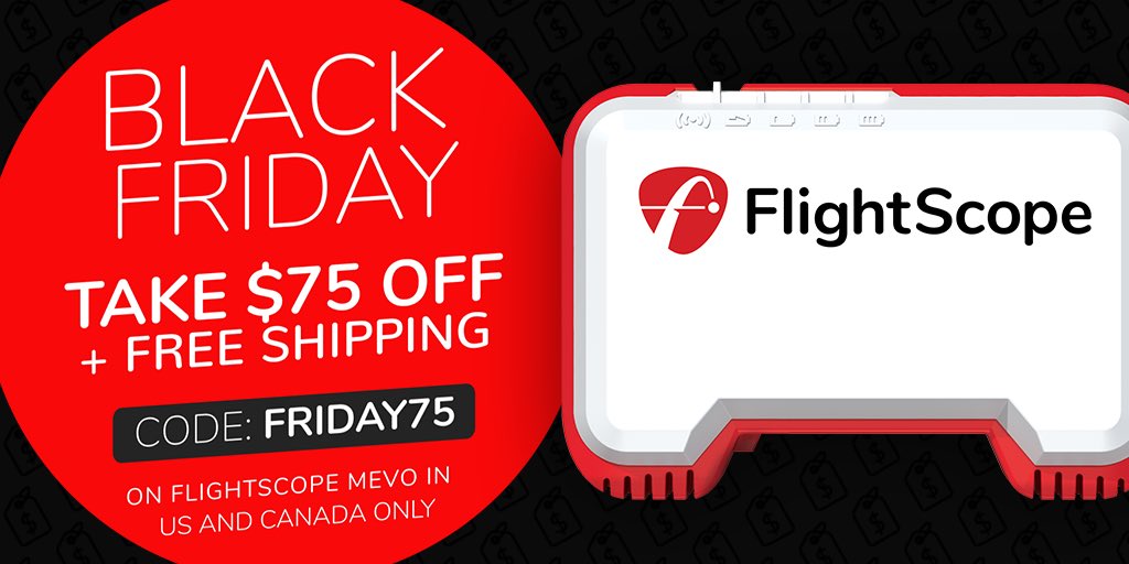 FlightScopeGolf's tweet photo. Start your Christmas shopping early by taking advantage of the largest sale of the year on the #FlightScopeMevo - $75 OFF and FREE SHIPPING!
Use Promo Code FRIDAY75 at checkout on https://t.co/nkdeaa1k8j today through Nov. 29.
*Code valid for Mevo orders in US and Canada only* https://t.co/TLUoeFwdgU