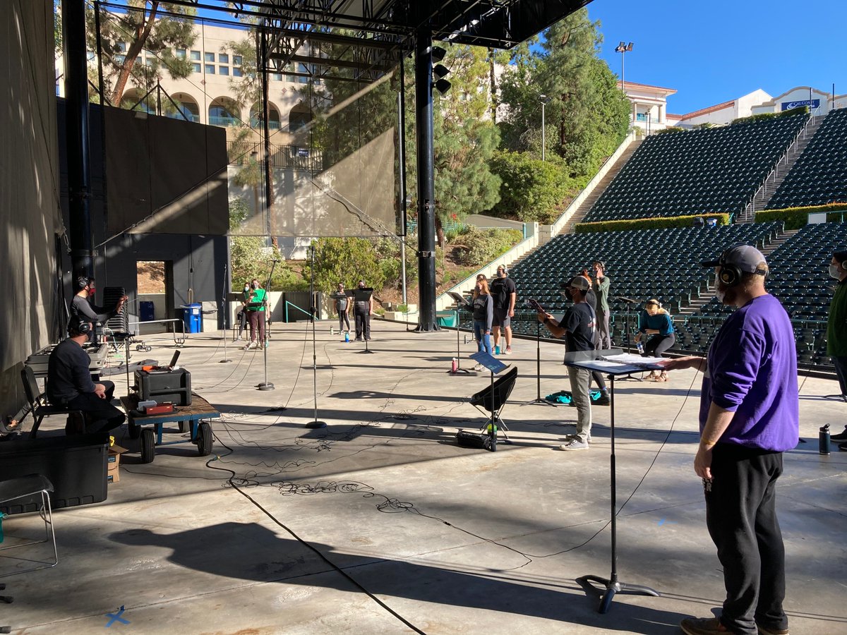 The massive collaboration to create #sdsuchessinconcert included the SDSU Chamber choir. They rehearsed outdoors in the parking garage and Open Air Stadium. See how it all comes together in just over a week! Tix: ttf.sdsu.edu/events/chess-i… <a href="/SDSUMusicDance/">SDSU Music & Dance</a> <a href="/ArtsAliveSDSU/">Arts Alive SDSU</a> <a href="/SDSU_TTF/">TTF at SDSU</a>