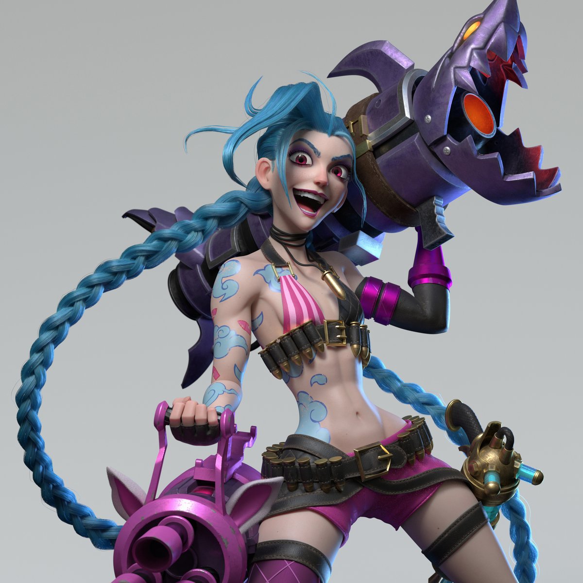 yagodeamorimdia's tweet photo. Jinx
Fanart Based on the @GEISTROCKGeist  concept. https://t.co/Xzh2wWm94p