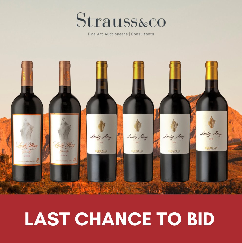 Last chance to bid on some fabulous Lady May lots with <a href="/StraussFineWine/">Strauss & Co Fine Wine Auction</a>.

Available vintages: 2008, 2009, 2010 and 2011 in standard bottles and larger formats.

straussart.co.za/auct.../galler…