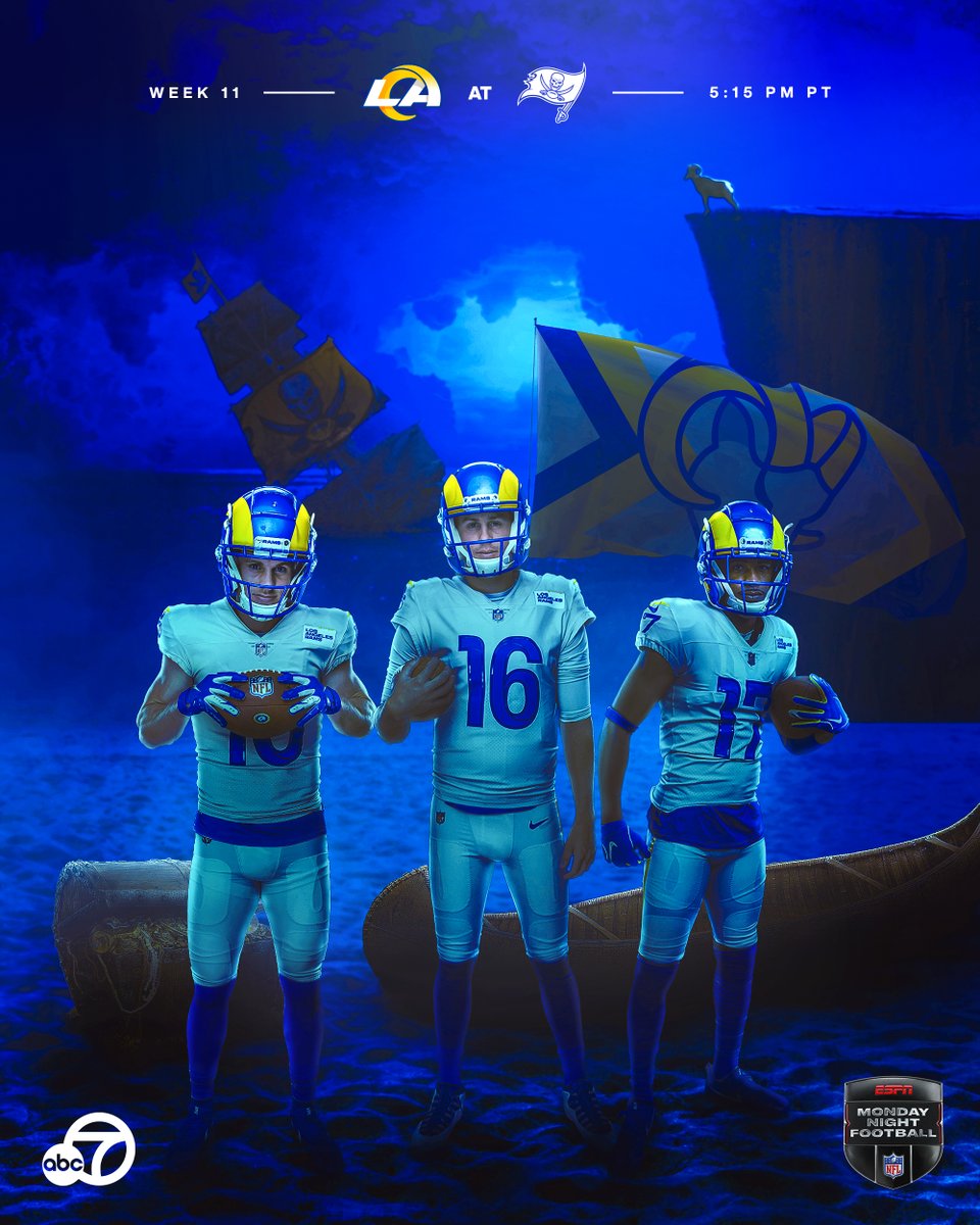 RamsNFL's tweet photo. Who's ready for a Monday night NFC showdown? It's gameday! https://t.co/4I5ynfKVyJ
