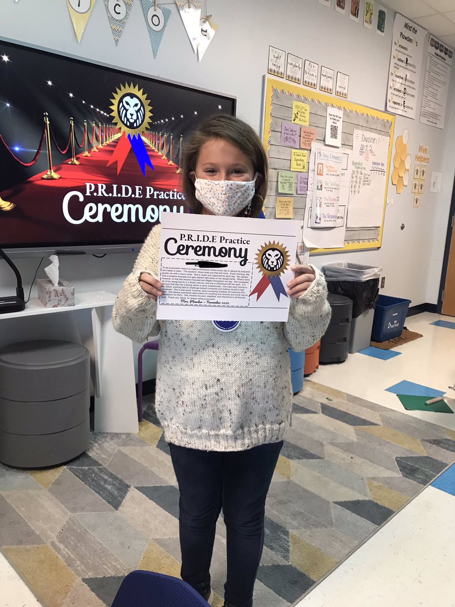 MrsplowdenP's tweet photo. Congratulations to Marie and Gabriel for receiving our PRIDE Practice Awards this nine weeks for being Purposeful and Respectful!  Thank you for showing off your PRIDE in all that you do!  #pvespride @pvespride https://t.co/Lj3jfuuCsB
