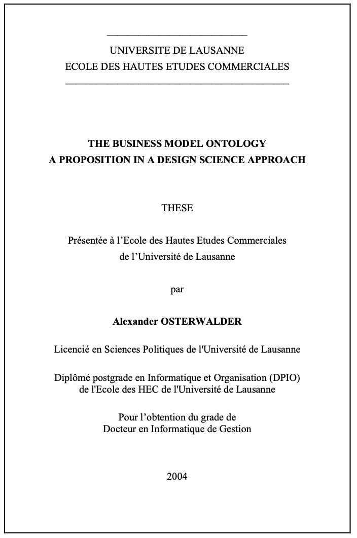 The “business model ontology” developed by  @AlexOsterwalder is an interesting hybrid. The BMC was developed in a dissertation project in the field of Information Systems, where design science, if not the norm, is quite normal.(17/18)
