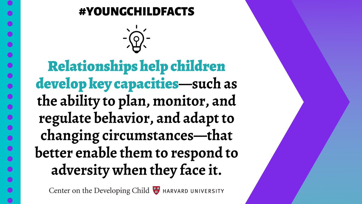 #YoungChildFacts 🙌🙌🙌#ChildDevelopment 

Learn more by visiting: 
developingchild.harvard.edu/resources/inbr…