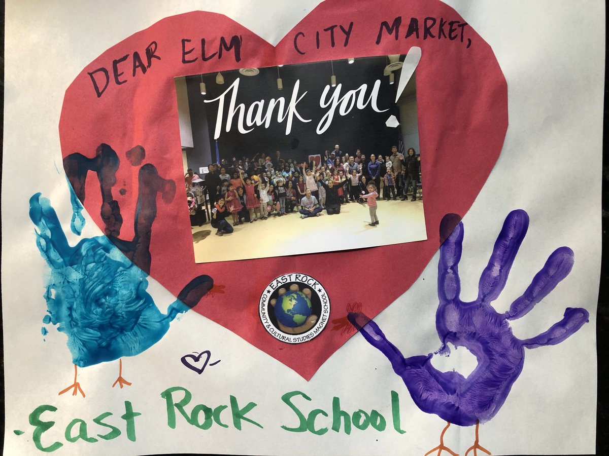 ERCMSPTO's tweet photo. Thank you to @elmcitymarket and all the community members who shopped on Saturday in support of East Rock School!  #SupportingOurSchools https://t.co/oLGK2RHhtO