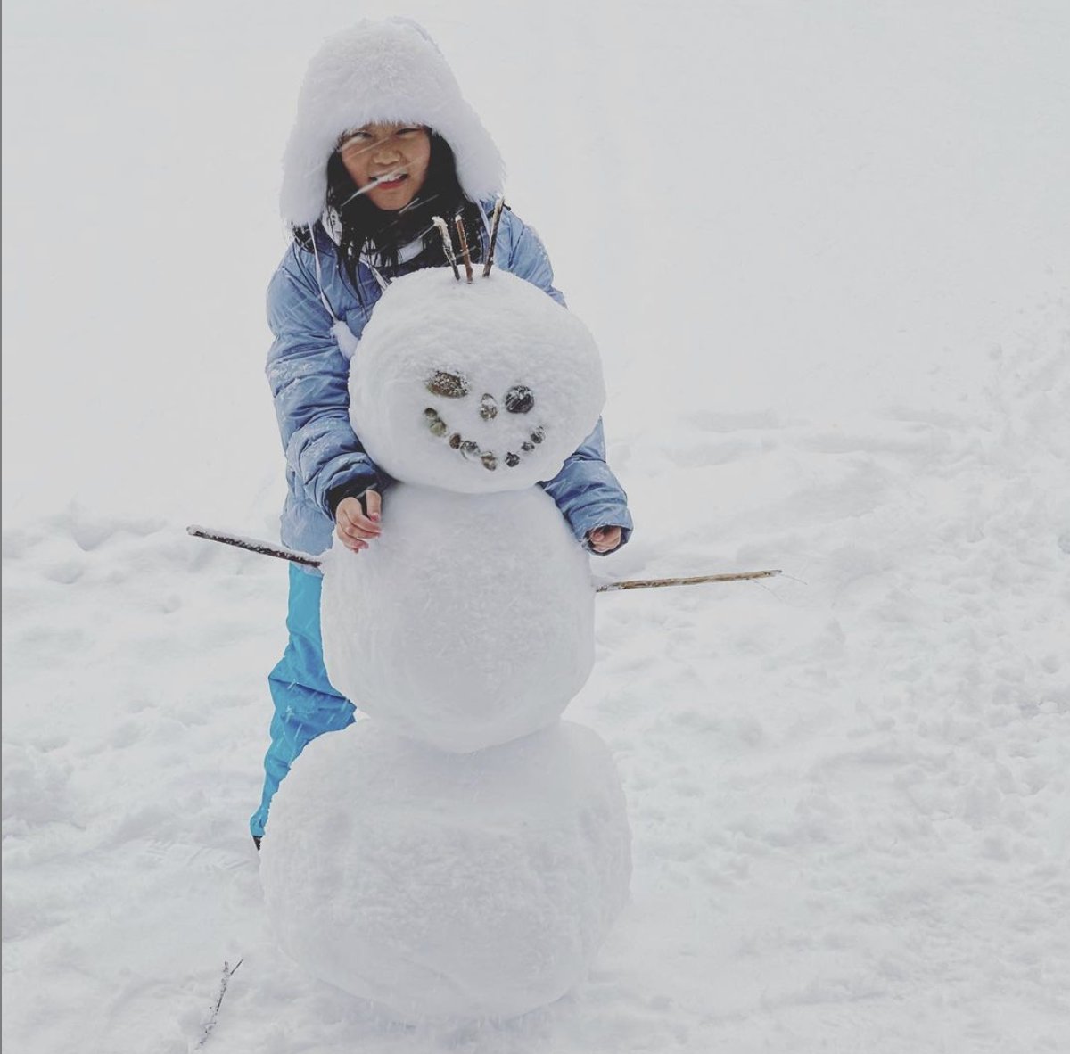 branksomehall's tweet photo. Thanks to #BranksomeHall Junior School student Audrey for sending us her first snowman of winter 2020! Tag yours with #BHSnow as we move into the festive season and we'll repost. https://t.co/21Av6r05zE