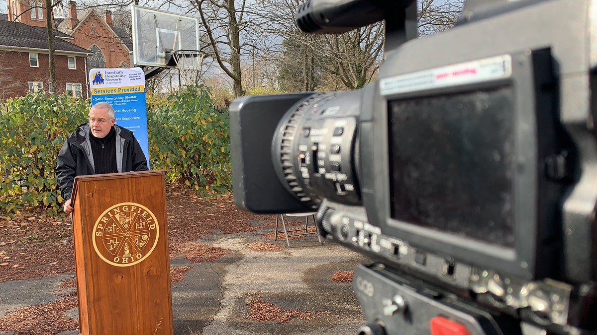 JLawsonWHIO's tweet photo. HAPPENING NOW >> 

Press conference with local pastors, city leaders and Interfaith Hospitality Network director about outstanding increase in need for homeless housing in Springfield due to COVID pandemic. 

@whiotv @WHIORadio https://t.co/o76mFkVE6X