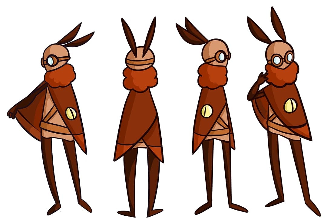 art_axolotl's tweet photo. Here's a turn around (sort of) for a character I've been animating with
#turnaround #anamation #charactersheet #furry #mothfurry #furryart #anthroart #anthromoth https://t.co/x4u4Wd7IX7