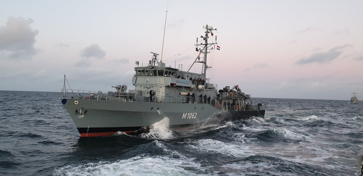 RonaldWester80's tweet photo. And there it was, the end of SNMCMG-1 for the Schiedam. Sadly we're leave behind lot of new friends. Until we meet again!! @C_SDAM @COM_SNMCMG1 @kon_marine https://t.co/OrGs666qis