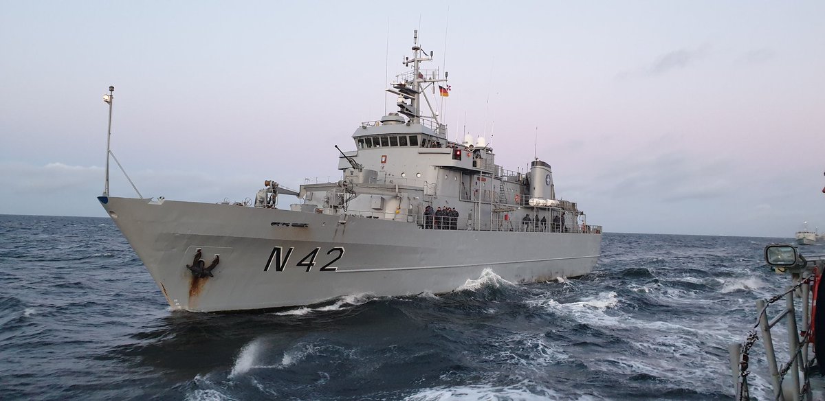 RonaldWester80's tweet photo. And there it was, the end of SNMCMG-1 for the Schiedam. Sadly we're leave behind lot of new friends. Until we meet again!! @C_SDAM @COM_SNMCMG1 @kon_marine https://t.co/OrGs666qis