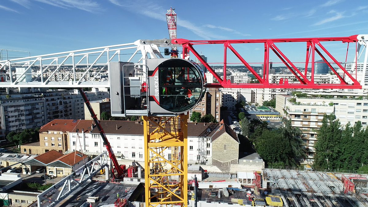 GPmatinter's tweet image. De belles photos prises  sur le chantier  ⏭VAUGIRARD 
▶️Ent. CARDINAL EDIFICE
4 Belles  🏗  RAIMONDI équipées d&apos;un ascenseur monte grutier SL20TC.
facebook.com/gpmat.internat…
#grue #cranes #construction #levage #chantier #gruedechantier #gat #gme  Elevek by CF
 Raimondi Cranes