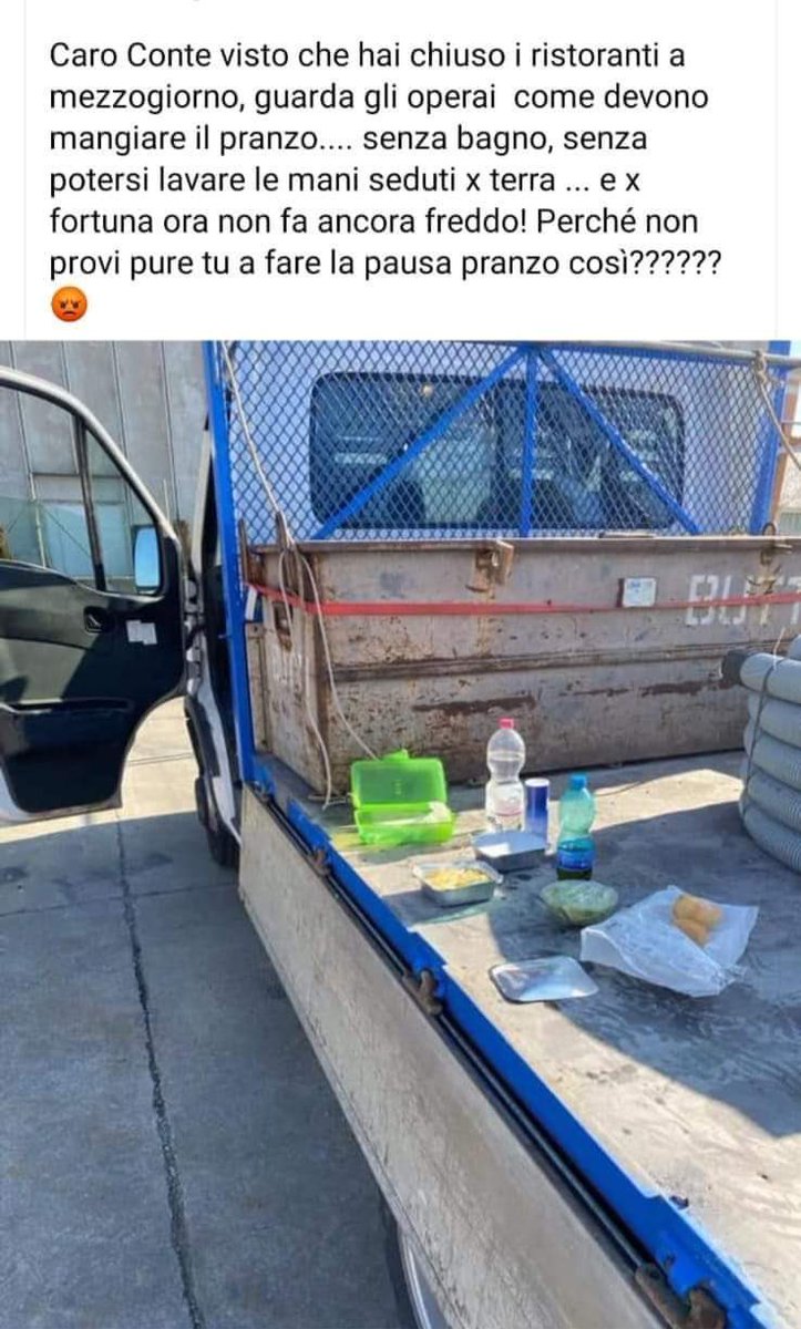 lasko66's tweet photo. @FilcaCisl @CislNazionale @cislcampania @FilcaCislCam @dbuonavita @CislIrpiniaSann Il come mangiare tutti i giorni è priorità..cantieri in zona rossa. https://t.co/kaVJwdDipx