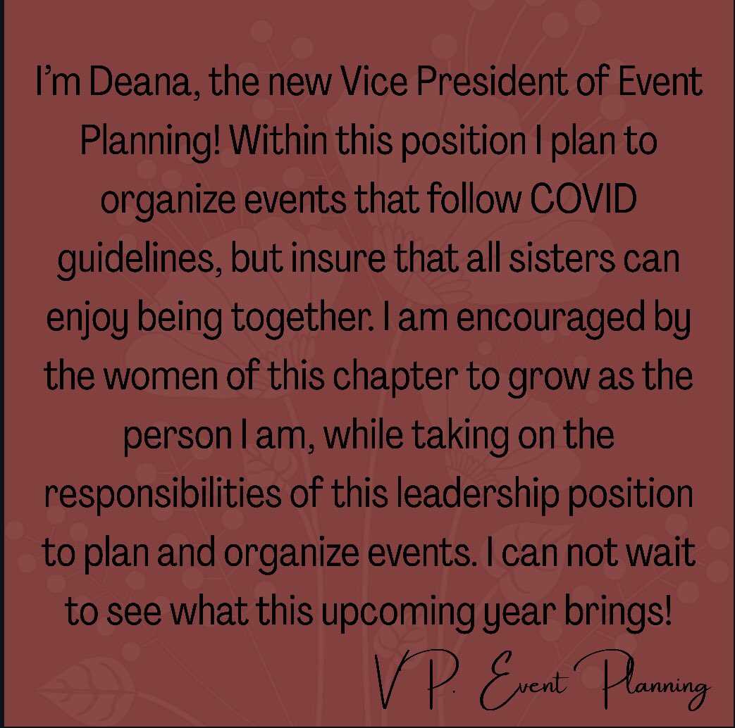 𝚅𝙿 𝙴𝚟𝚎𝚗𝚝 𝙿𝚕𝚊𝚗𝚗𝚒𝚗𝚐, 𝙳𝚎𝚊𝚗𝚊 𝙲𝚘𝚕𝚕𝚎𝚝𝚝