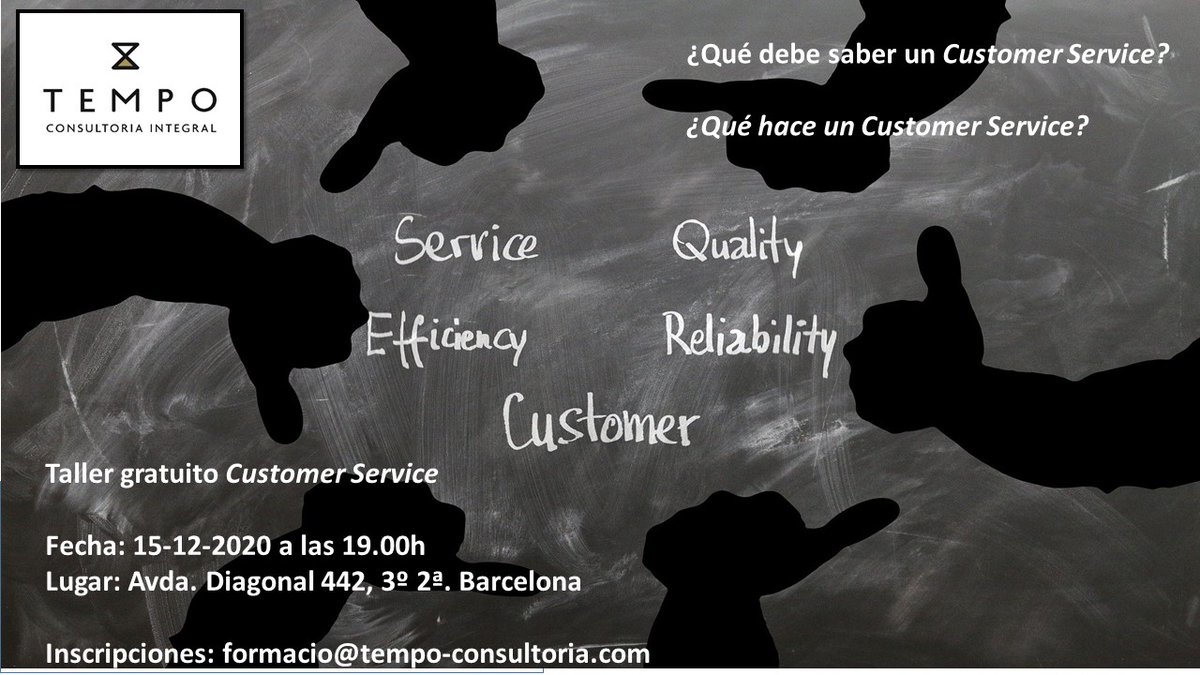 TempoConsulting's tweet photo. ¿ La lealtad de tus clientes es escasa?

¿ La frecuencia de compra se reduce?

¿No se captan clientes nuevos por medio de las recomendaciones?

Este taller gratuito te interesa https://t.co/LpCnZGNMzA