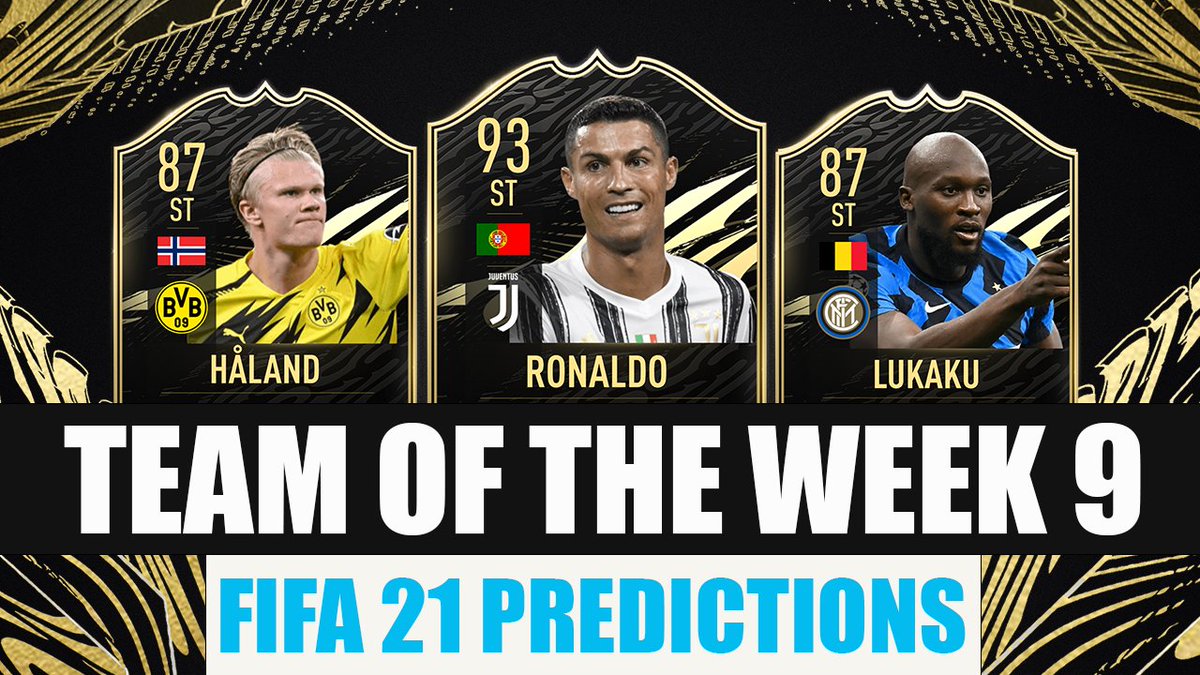 Bzb22Fifa's tweet photo. 🔴NEW VIDEO🔴
FIFA 21 TOTW 9 PREDICTIONS feat. Haland🇳🇴 CR7🇵🇹 Lukaku🇧🇪
https://t.co/rF1iPCz01e

#totw #TOTW9 #TOTW09 #teamoftheweek #teamoftheweek9 #CR7 #haland #Haaland #Lukaku #Dortmund #InterTorino #inter #intermilan https://t.co/vcOlPdbFQC