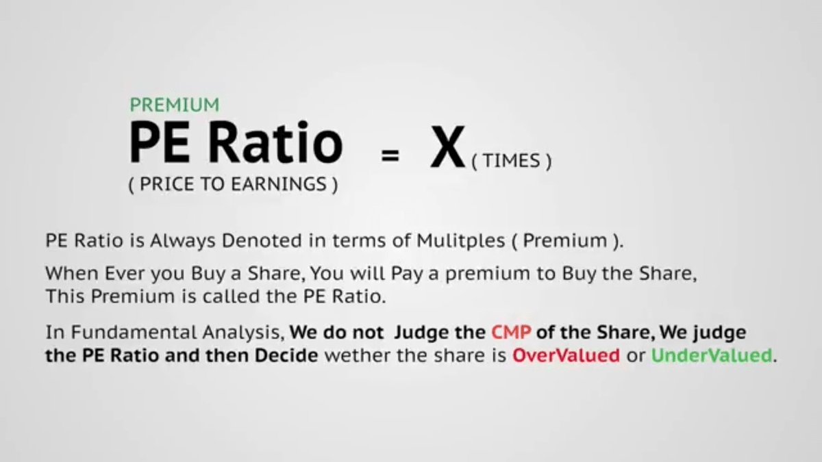 StockEntryPrice's tweet photo. What is #peratio and how to use in #investement ?

#stocks #StockMarket https://t.co/0I8gKYTEOD