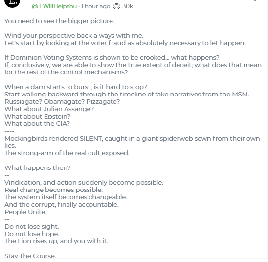 19. Dominion Voting Systems is the dam starting to burst... Assange, Epstein, CIA and more. Mockingbirds... and real change...  #cabal  #illuminati