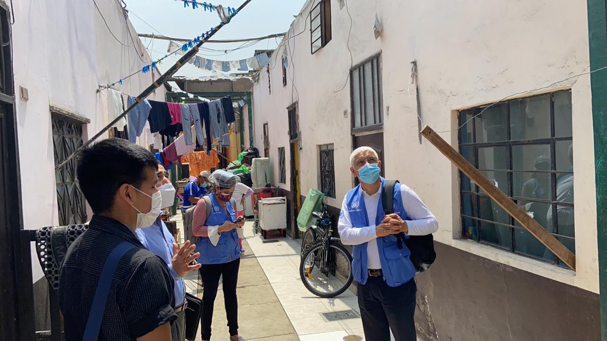 Equipo ONU recorre calle de Lima. Foto: ACNUDH