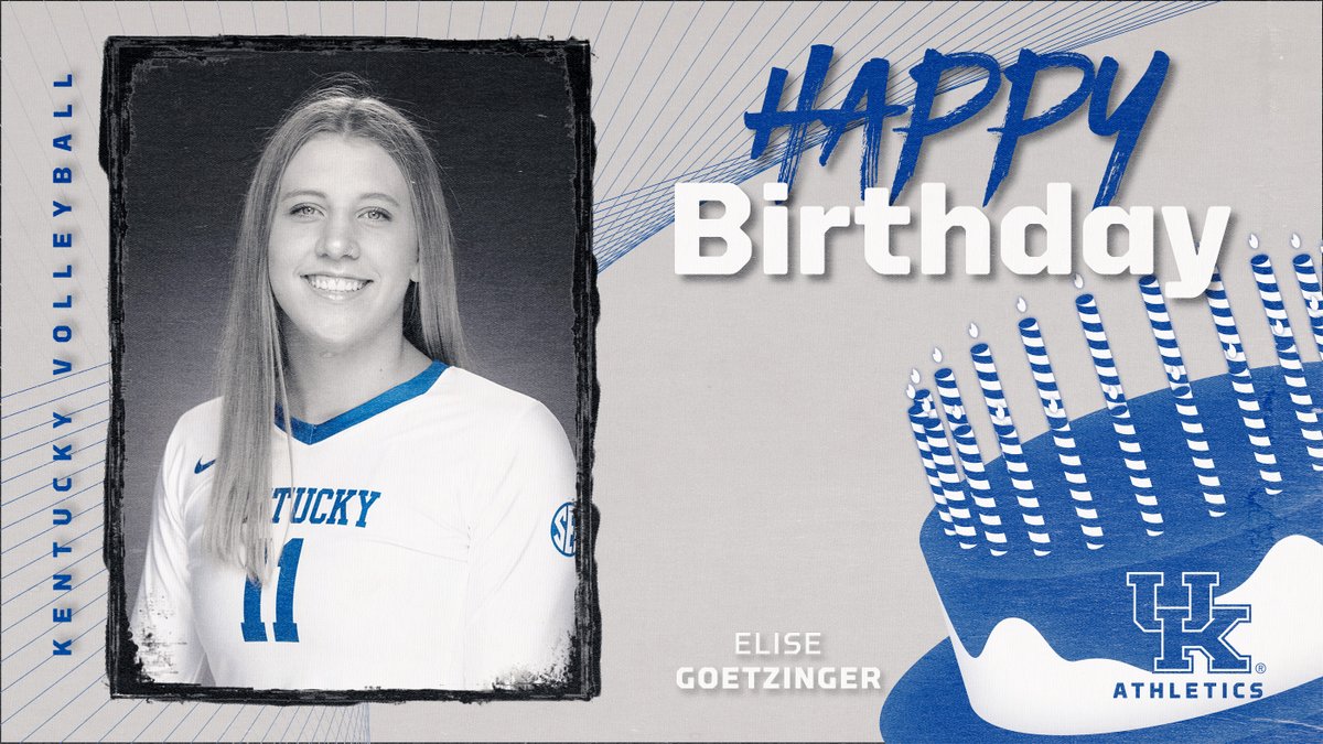 KentuckyVB's tweet photo. Happy Birthday, Elise! #WeAreUK https://t.co/n72bMgk9tT