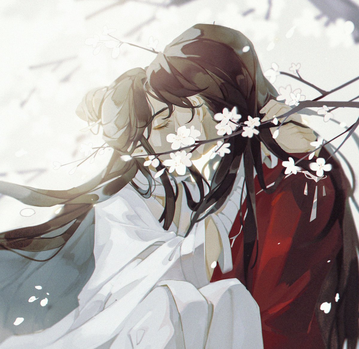 FPZ6666's tweet photo. #花怜
#天官赐福  #TGCF
❤️ 看了新一话漫画的公主抱恨不得他们亲上x🙈 https://t.co/i28k9dy0CU