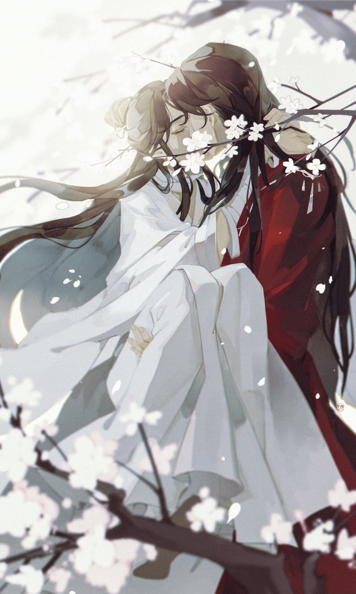 FPZ6666's tweet photo. #花怜
#天官赐福  #TGCF
❤️ 看了新一话漫画的公主抱恨不得他们亲上x🙈 https://t.co/i28k9dy0CU