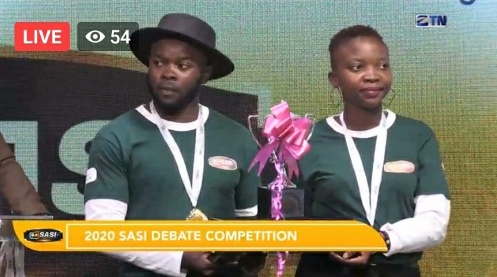 SAYWHATOrg's tweet photo. Congratulations Midlands State University for scooping the first prize of the #SASIDebate2020. Makorokoto, Amhlope!
#SpeaknSolve
#COVID19Unmasked
@SwedeninZW @saih @UNFPA_Zimbabwe @MidlandsState @UniversityOfZim @ZTNnews @healthtimeszim https://t.co/Bz2W47jatI