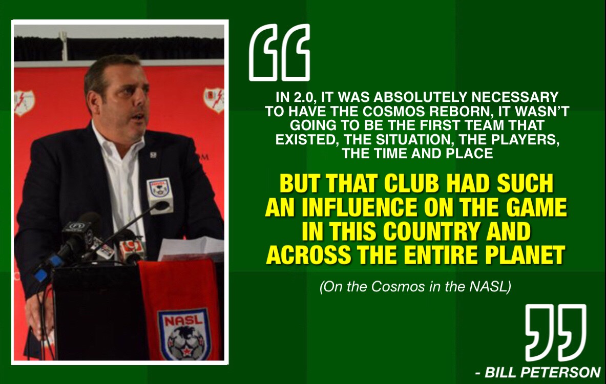 FirstTeamPod's tweet photo. Former NASL Commissioner Bill Peterson on the impact of the New York Cosmos in U.S Soccer. 

#NYCosmos #NISA #NASL #USSoccer https://t.co/hKmwzILpTa