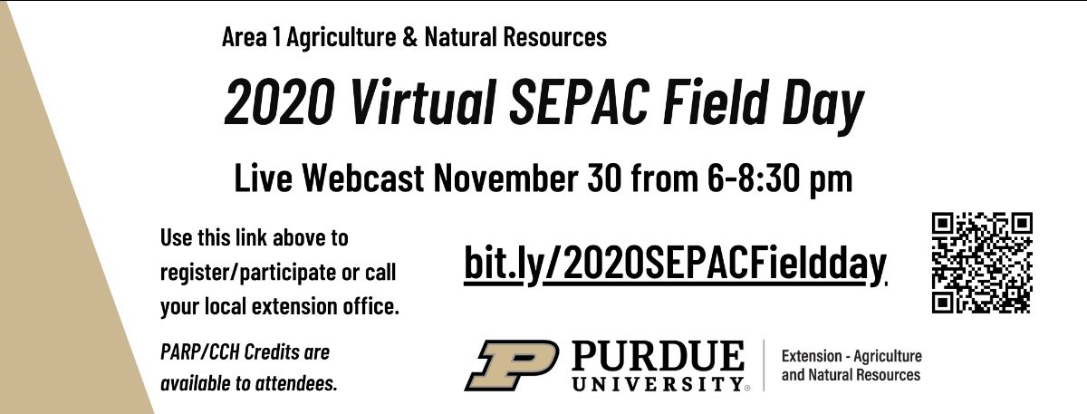 PurdueDearborn's tweet photo. Upcoming Virtual SEPAC Field Day, BOAH Pork Programs, and More! - https://t.co/I7xCEolL0q https://t.co/FjHWOdDgVJ