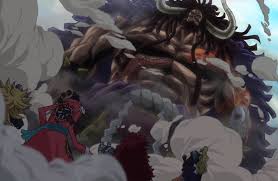 I think Kaido is the main reason the "new world" in one piece is considered so dangerous, if his crew catches you lacking its either die or join their ranks, when you think about big mom, her crew is mainly her family aside from Tamago and Pekoms, Shanks is the goody pirate and-