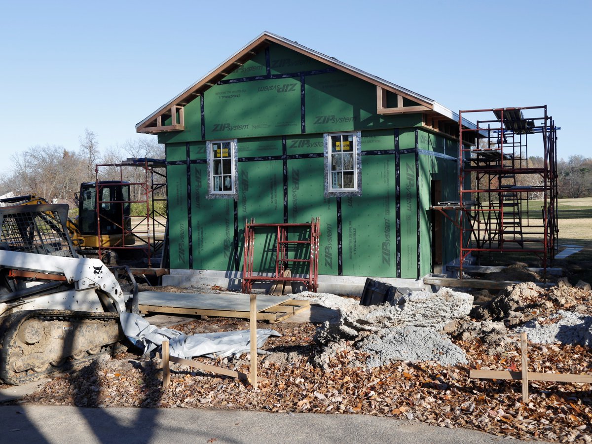 KilleenStudio's tweet photo. Check out this fast moving construction site of our new driving range building at the Algonquin Golf Club - Thanks to Mike Barron and his crew for the great progress! https://t.co/o6aMcl5RSh