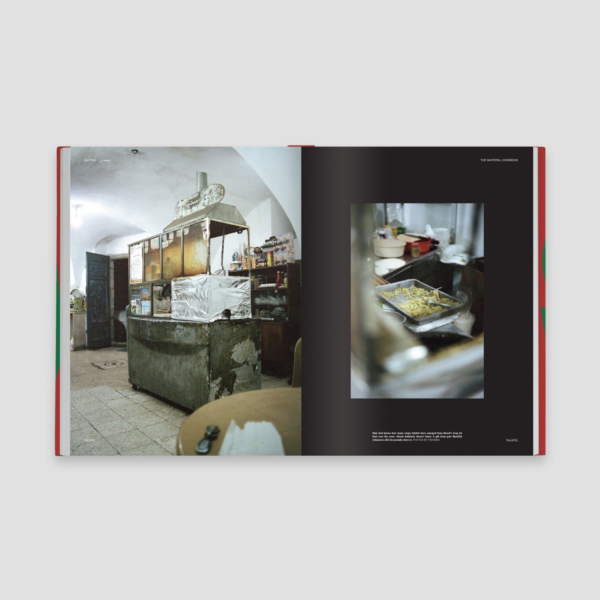 Excited to share with you #SAHTEN The book paints a picture of the current skateboarding scene in Palestine, told in the form of a cookbook. All proceeds will help support our continued work in Palestine. Preorder here: bit.ly/SP_SAHTEN