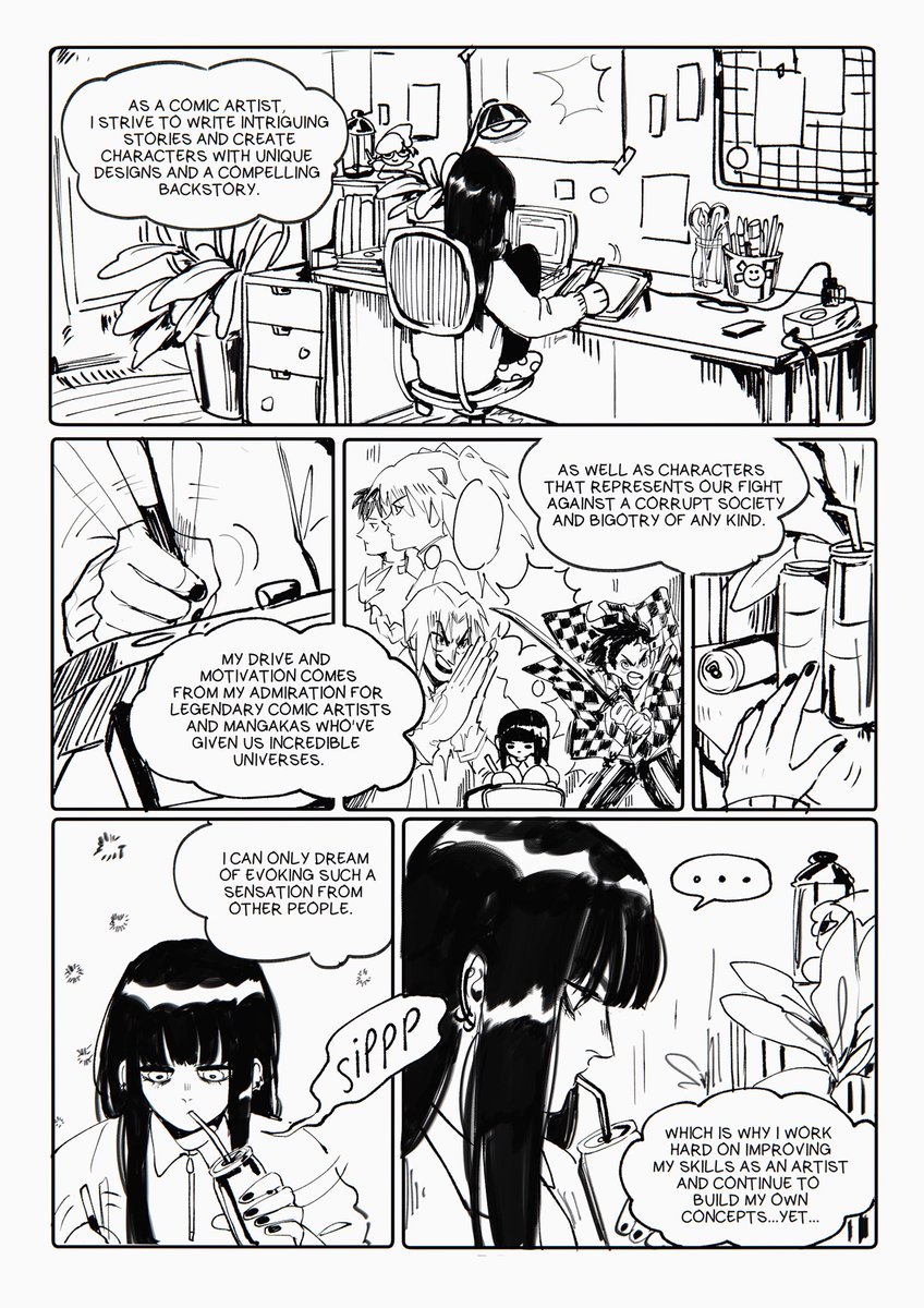 my biggest downfall or my greatest strength? who knows  // #comics 