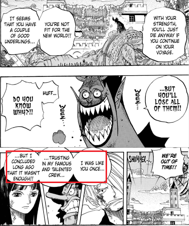 I believe Kaido and King are source to what makes the new world so intimidating, if the beast pirates were to fall the new world wouldn't be HALF as threating as it is, Moria warned Luffy at the end of Thrillerbark of the New world Horror story that IS the Kaido and KING.