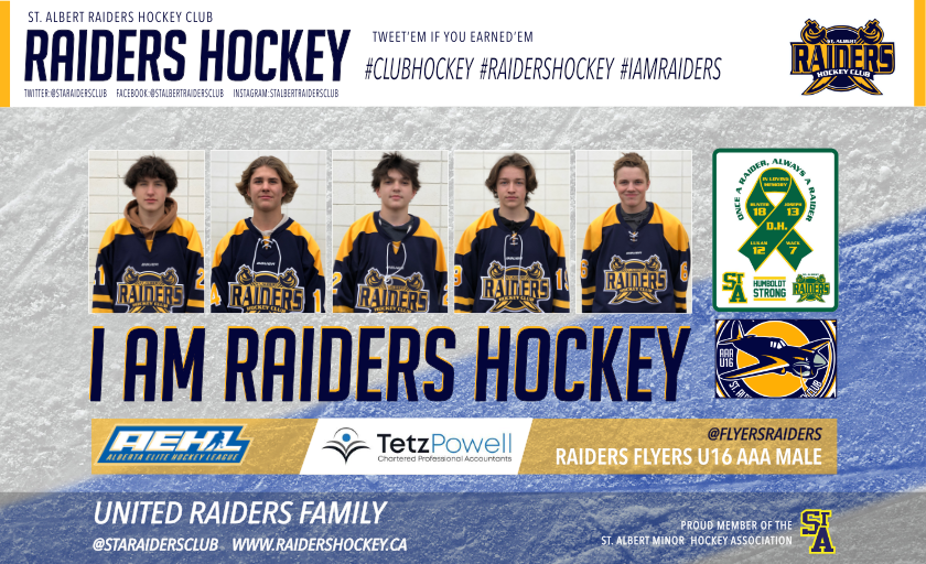 staraidersclub's tweet photo. I AM RAIDERS HOCKEY.
Proud to wear the Raiders jersey, no matter the division, gender or age category.
Visit https://t.co/aTuTCQAklR to learn more.
Highlighting the U16 AAA Tetz Powell CPAs @FlyersRaiders program.
#IAMRAIDERS #RAIDERSHOCKEY #CLUBHOCKEY #STABUILT #SAMHAPROUD https://t.co/qSQclGNX6D