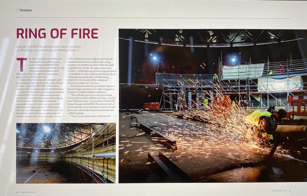 Layheruk's tweet photo. ScaffMag, see pages 34/37 to read about LayherUK & Kaefer working strategically at Hinkley Point C
Click: https://t.co/xpRWC3770R
#LayherUK #layher #strategicpartnership #technicasolutions #layhersim #innovation #technicalsupport #kaeferUK #edf #NNB #hinkleypointc https://t.co/68F2gbJ1Nq