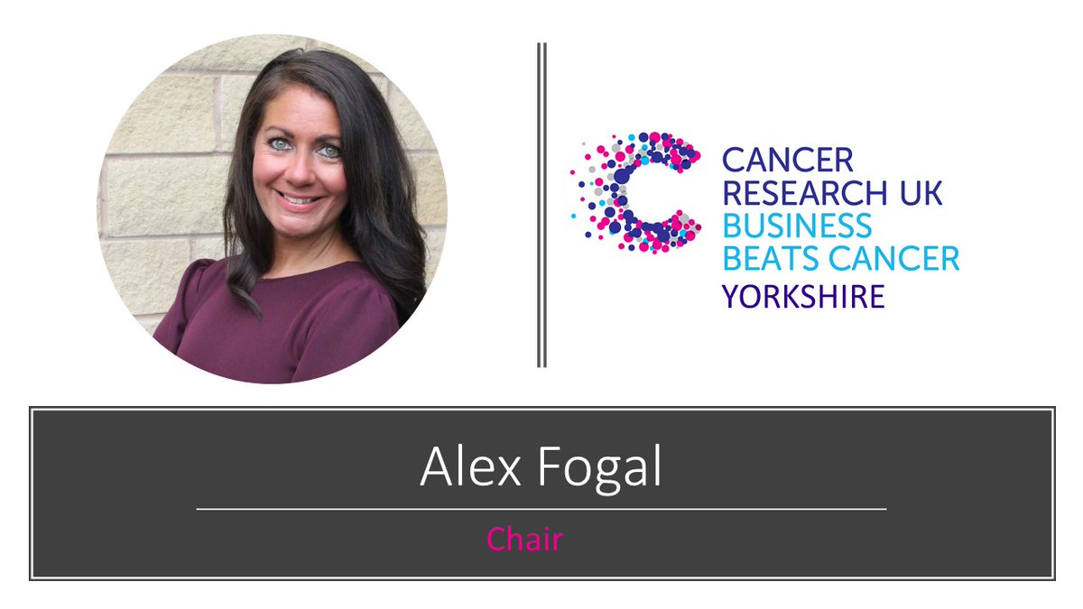 CancerYorkshire's tweet photo. Meet our fantastic Chair, Alex. She is super keen to get our first fundraiser under way. https://t.co/h6SD7H1Ma1
