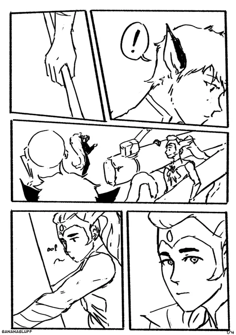 (spop) silent catradora comic &amp; character study set after season 5 while they rebuild the fright zone 