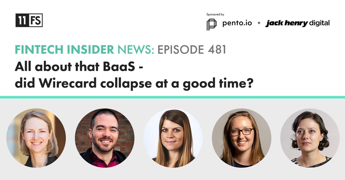 FintechInsiders's tweet photo. 🗞️https://t.co/sa1W32GjxN🗞️

@SarahKocianski and @K8Moody are joined by @annairrera and leaders from @griffinplatform and @AiteGroup to discuss the latest #fintech news: 

💰@bancosantander buys @wirecard Europe
🤑@PNCBank buys @BBVA_USA 
🚫@TheFCA warns against @iamlanistar 

🎧 https://t.co/ugv6T174Ab