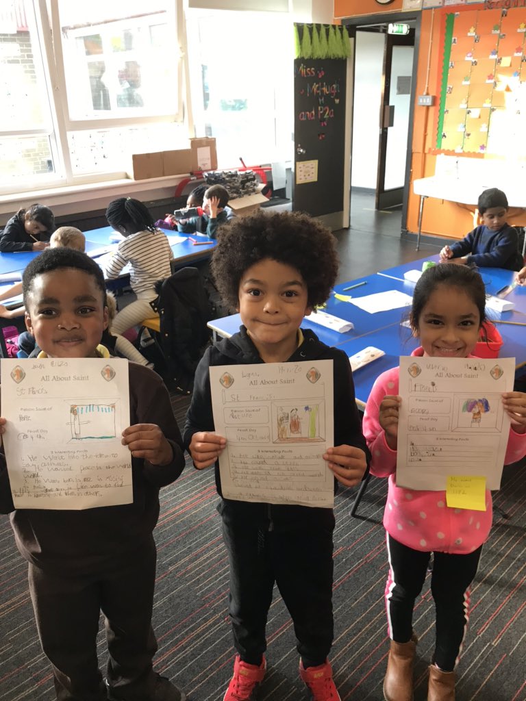 JosephMartinDu3's tweet photo. In Primary 2 the pupils are learning how to challenge themselves to be more like our School Patron St Francis. He is the Patron Saint of nature so he wants us to look after the planet. @StFrancis_PS @ https://t.co/JrDzJXlYAU