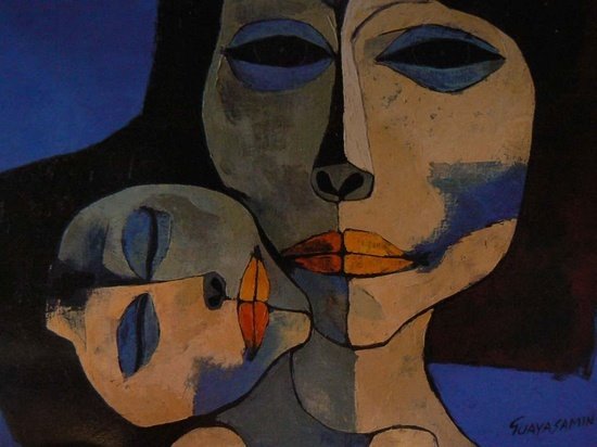 Mawda signifie tendresse, amour profond. 
"Mawda était une enfant joyeuse, toujours en train de rire", témoigne sa maman. 
"Madre y Niña", peinture d'Oswaldo Guayasamin (série "La Edad de la Ternura", l'âge de la Tendresse).
#Justice4Mawda #Refugees <a href="/liguedh_be/">Ligue des droits humains</a> @Justice4Mawda