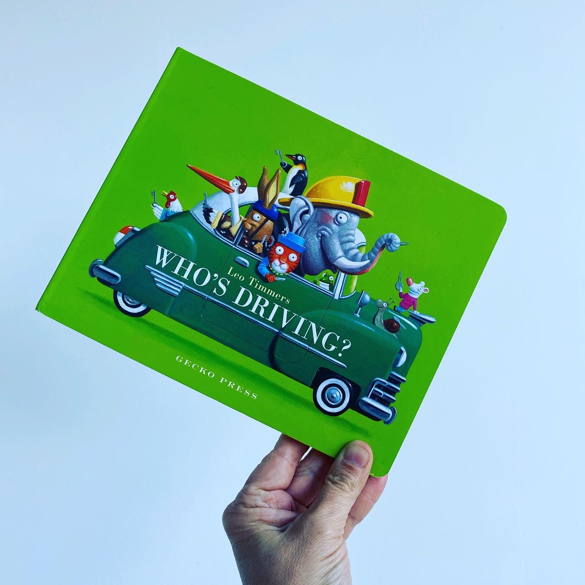 bookgiftblogger's tweet photo. Fasten your seatbelt, we’re in for a bumpy ride! #whosdriving by #leotimmers is a fast paced read with a fabulous array of vehicles and animals on show. A race to the finish... but who will get there first? @geckopress https://t.co/hjQ3hugTAT
