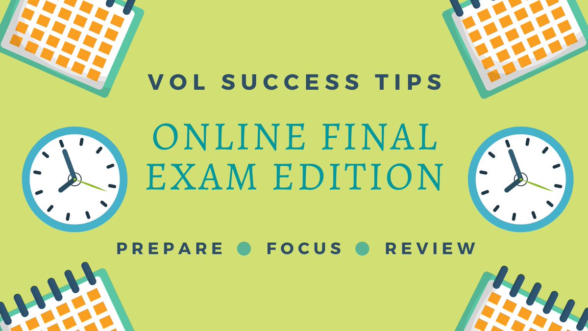 UTKStudentLife's tweet photo. Finals week is upon us, so check out these tips to be #successVOL during online exams: https://t.co/O9xceLirHN https://t.co/tpP2uuh1Ah