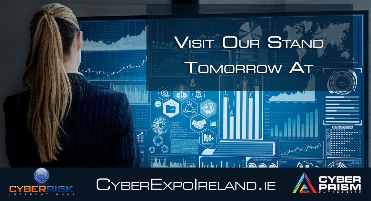 Visit our stand tomorrow at Cyber Expo Ireland.

Register now for the event >>  cyberexpoireland.ie 

#cyber #cyberrisk #cybersecurity #CyberPrism