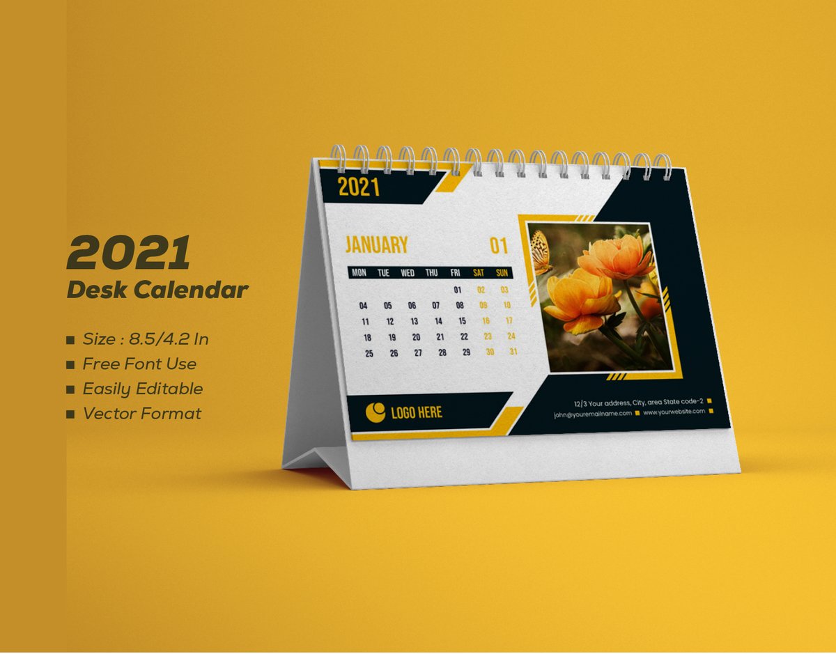 #Desk Calendar Design 2021.
Full View Here: rb.gy/nw9vpx