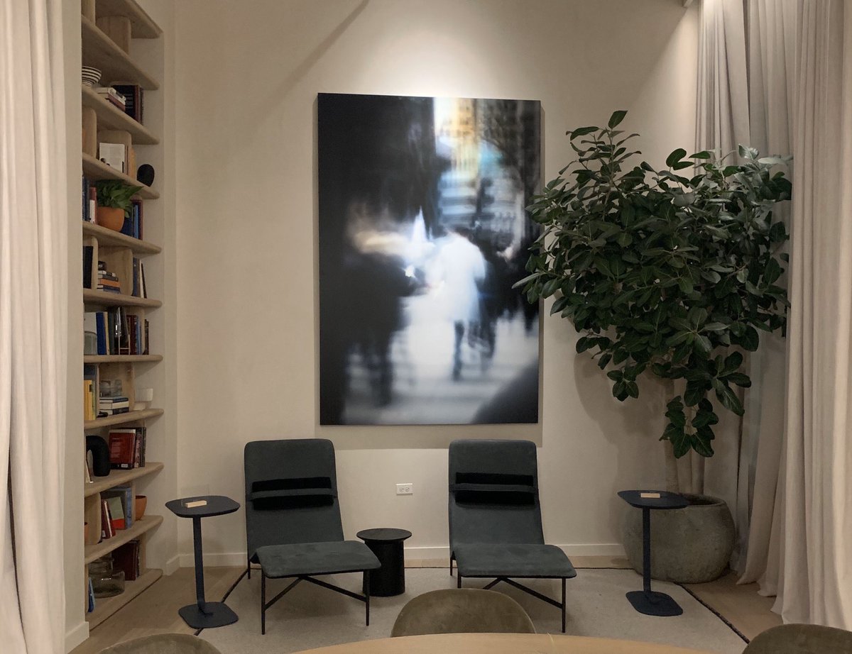 JohallaProjects's tweet photo. We spent the past few months assisting Studio K with the production of the artwork installed in the new health and wellness club, BIÂN. Photography artist Dominica Fisher's large-scale black and white photographs capture the body’s movement as it relates to light and time. https://t.co/qeMnfXgZUL
