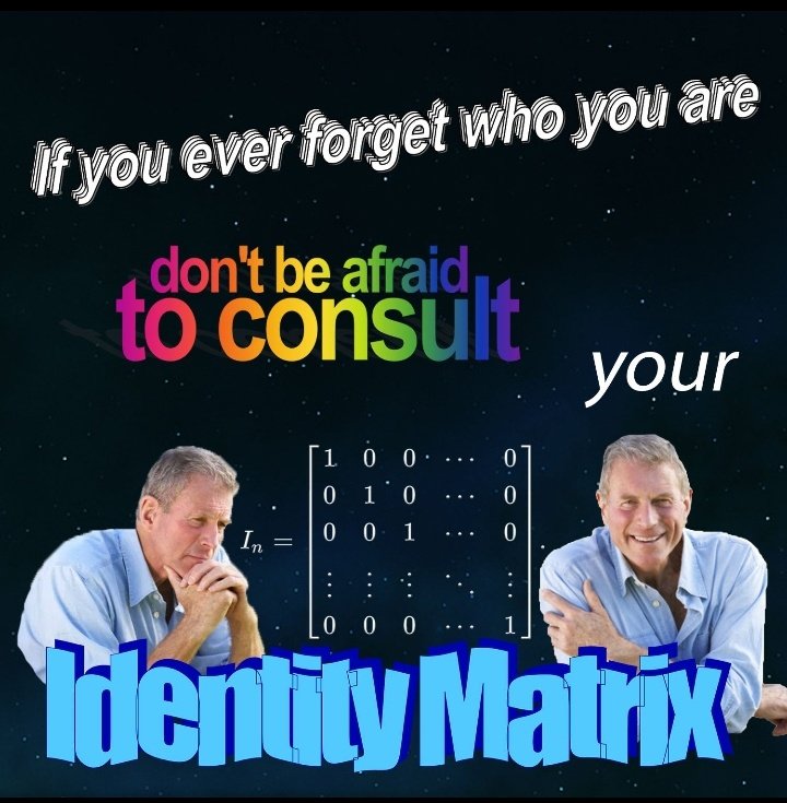 UMaryMathClub's tweet photo. Remember who you are. #MathMemeMonday https://t.co/vG6WnoSfFw