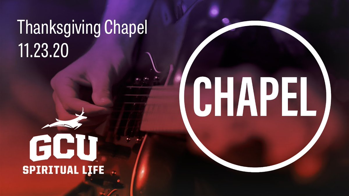 You don’t want to miss our Thanksgiving Chapel service this morning at 11:15 AM See you on campus or online at youtu.be/TSDb5t6lY9c