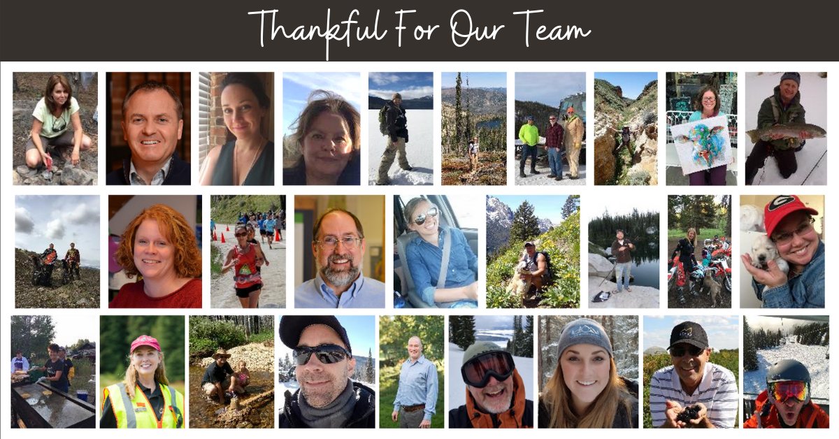 Perpetua_Idaho's tweet image. This week we are focusing on what we are thankful for, starting with our team! 

We are lucky enough to work with some of the best. While each person on staff brings a unique set of skills &amp;amp; expertise, we are all united in our vision of the Stibnite Gold Project.  #7DaysOfThanks