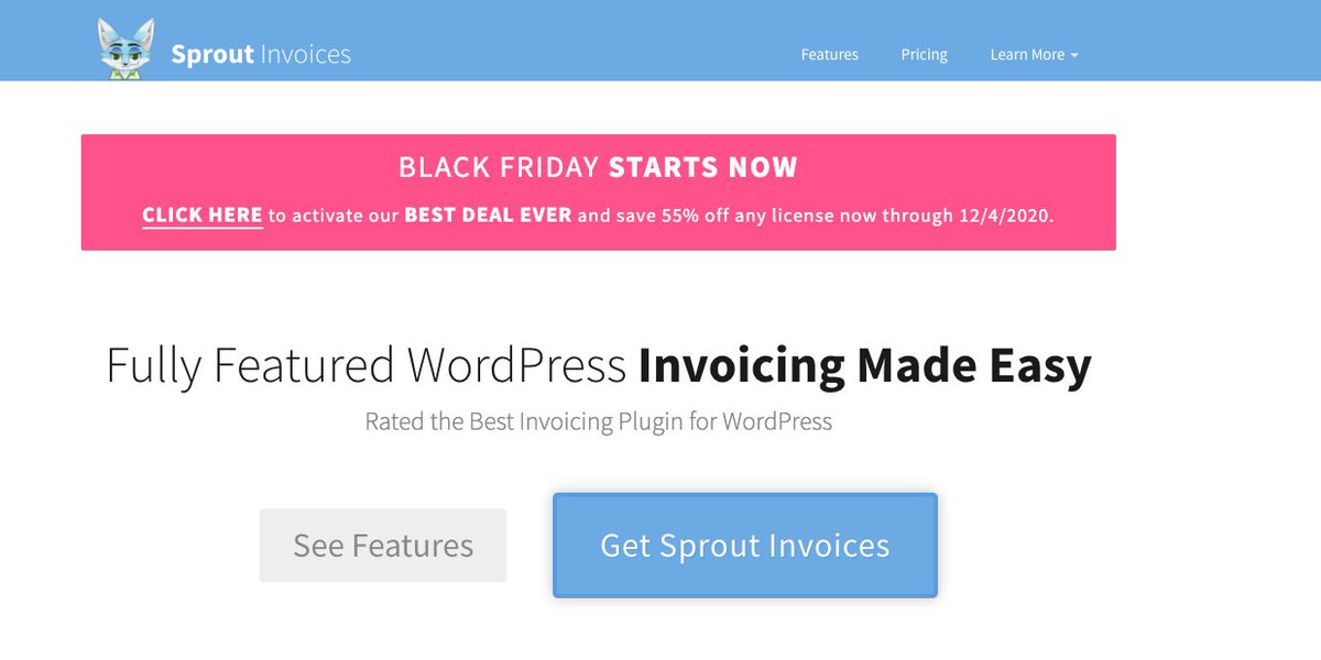 GoWP — Helping agencies grow and scale (@gowpservices) on Twitter photo There's a reason <a href="/sproutinvoices/">Sprout Invoices</a> is the best rated invoicing #plugin for #WordPress — and now they have an awesome #BlackFriday deal! Take 55% off any Sprout Invoices license, NOW through November 30 with code CYBER buff.ly/3pPWOrK #GoWPcommunity There's a reason <a href="/sproutinvoices/">Sprout Invoices</a> is the best rated invoicing #plugin for #WordPress — and now they have an awesome #BlackFriday deal! Take 55% off any Sprout Invoices license, NOW through November 30 with code CYBER buff.ly/3pPWOrK #GoWPcommunity