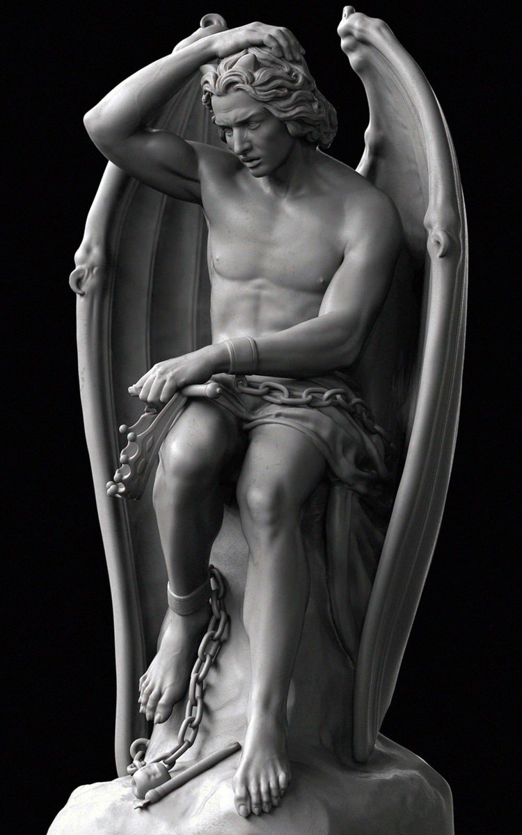 A classic in the genre are the sexy Satan statues by the Geef brothers. One was too sexy and therefore discounted... so the next brother just made a sexier one. 2/